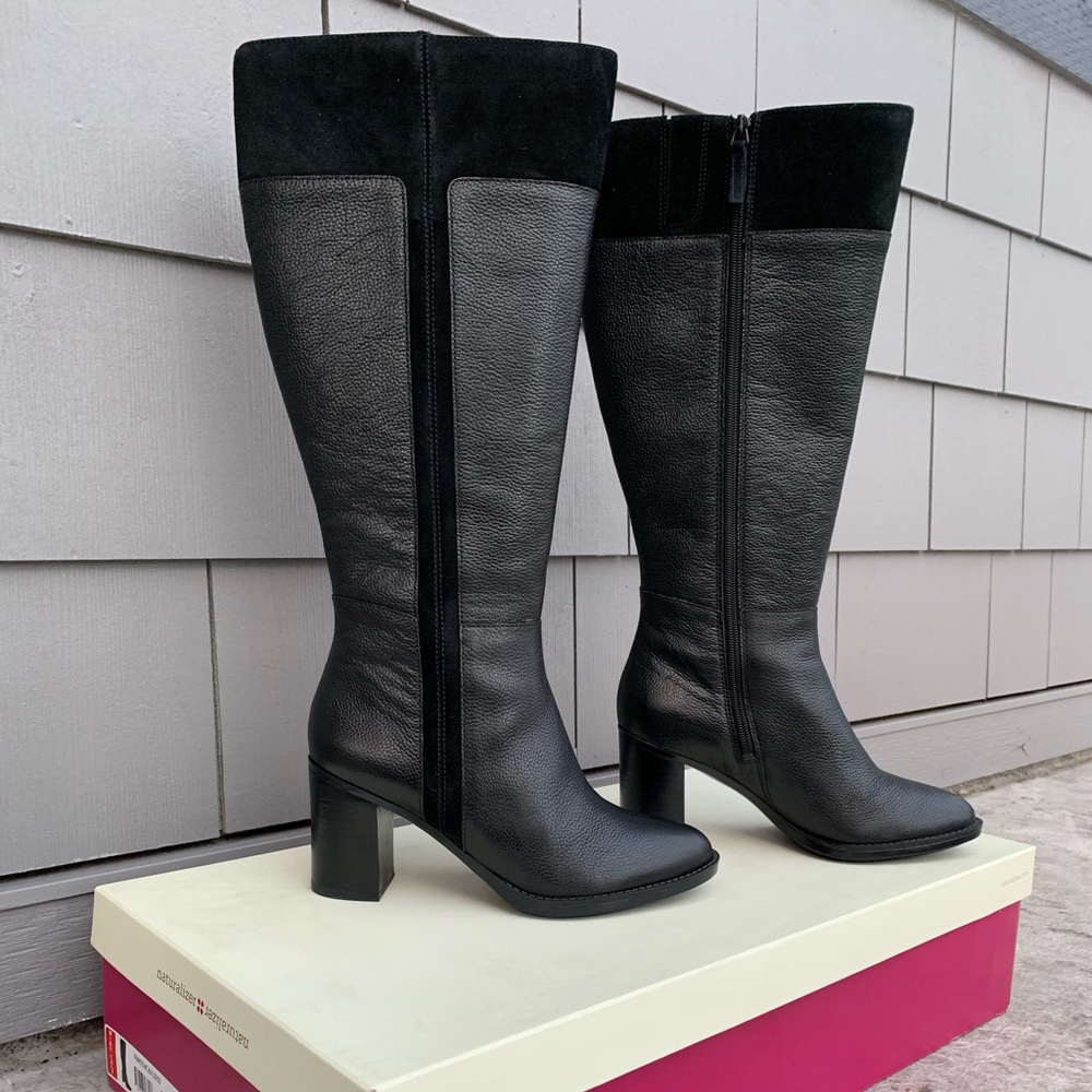 Women’s Naturalizer “Frances” Wide Calf Boots - 7M
